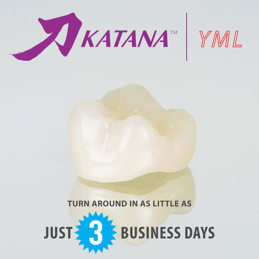 Katana YML Model-Free Zirconia Crown